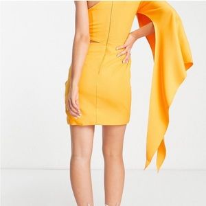 Lavish Alice One Shoulder Cut Out Dress